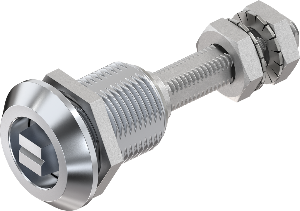 Draai-span-slot spoorwegen met verstelbare sluitlip hoogte, Zamak verchroomd