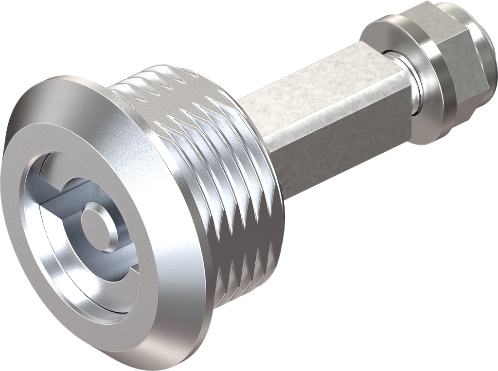 Guía de llave con inserto doble barra 5, zamak y acero cromado y galvanizado