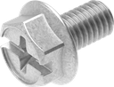 Locking screw M6 x 10, Steel zinc-plated